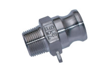 CAMLOCK PART F 1\" NPT STAINLESS STEEL