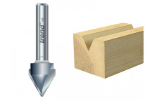Trend 11/5 x 1/4 TCT V-Groove Cutter 60 10.3 x 12.7mm