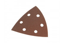 Faithfull Delta Hook & Loop Sanding Sheets TR2 93mm Very Coarse (Pack of 25)