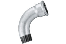 3\" BSPT/BSP MALE/FEM 90 BEND GALVANISED