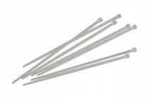 Faithfull Cable Ties White 3.6 x 150mm (Pack 100)