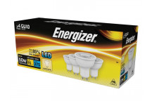 Energizer LED GU10 50 Non-Dimmable Bulb, Warm White 375 lm 5W (Pack 4)