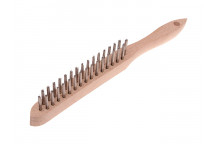 Faithfull 680/S2 Heavy-Duty Stainless Steel Scratch Brush - 2 Row