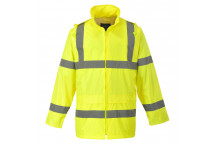 H440 Hi-Vis Rain Jacket Yellow XXL