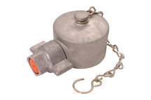 FIRE HOSE CAP AND CHAIN 2.1/2\"