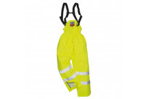 S780 Bizflame Rain Unlined - Hi-Vis Antistatic FR Trouser Yellow Large