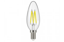 LED SES (E14) Candle Filament Non-Dimmable Bulb, Warm White 250 lm 2.4W