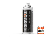 TYGRIS Bright Silver Acrylic Paint (RAL9006) 400mL Aerosol - P307