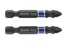 IRWIN Impact Screwdriver Bits Phillips PH2 50mm (Pack 2)