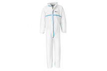 ST60 BizTex Microporous Coverall Type 4/5/6  White Large