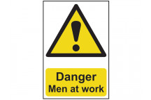 Scan Danger Men At Work - PVC 400 x 600mm