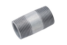 3/8\" BSPT X 120MM GALVANISED NIPPLES H/DUTY