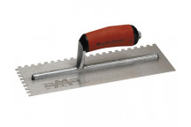 Marshalltown M702SD Notched Trowel Square 1/4in DuraSoft Handle 11 x 4.1/2in