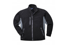 TX40 Portwest Texo Heavy 2 Tone Fleece Black Large