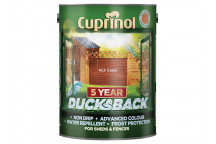 Cuprinol Ducksback 5 Year Waterproof for Sheds & Fences Rich Cedar 5 litre