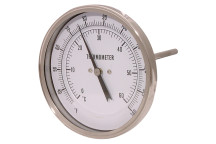 1/4\"BSP 63MM BK ENTRY TEMP GAUGE 0-60C