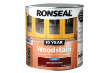 Ronseal 10 Year Woodstain Deep Mahogany 2.5 litre
