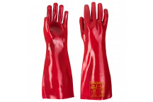 A445 PVC Gauntlet Red XL