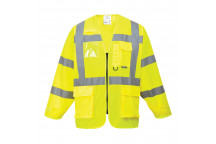 S475 Hi-Vis Executive Jacket Yellow Large