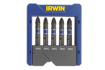 IRWIN Pozidriv Impact Screwdriver Pocket Bit Set, 5 Piece