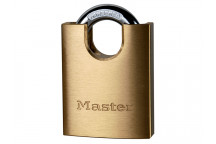 Master Lock Solid Brass 50mm Padlock 5-Pin Shrouded Shackle