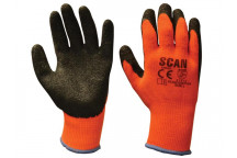 Scan Thermal Latex Coated Gloves - XL (Size 10) (Pack 5)