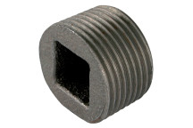 3/8\" BSPP RECESSED PLUG BLACK GF596