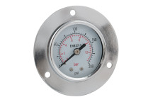 0-160PSI 50MM 1/4\"BSPT FLNG CNTR BK GAUG