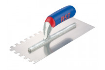 R.S.T. Notched Trowel Square 6mm Soft Touch Handle 11 x 4.1/2in