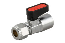 3/8\"BSPF x 10mm OD BSPP Brass Ball Valve Gas Mini
