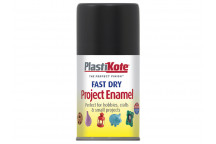 PlastiKote Fast Dry Enamel Aerosol Gloss Black 100ml