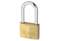 ABUS Mechanical 65/40mm Brass Padlock 40mm Long Shackle Carded