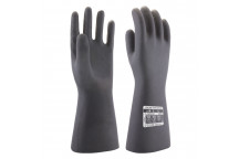 A820 Neoprene Chemical Gauntlet Black Large