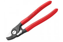 Knipex Cable Shears with Return Spring PVC Grip 160mm (6.1/4in)