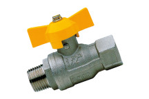 1/2\" BSPP Brass Ball Valve T Handle