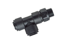 08MM OD TUBE X 1/8\" BSPP MALE SW RUN TEE