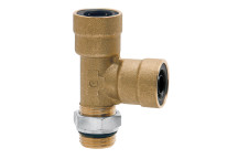 M16 x 1.5 Metric Male x 10mm OD Tee Adaptor
