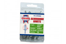 Faithfull Aluminium Rivets 4.8 x 8mm Short Pre-Pack of 50