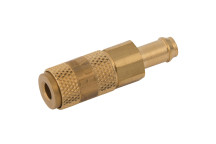 02MM HOSETAIL COUPLING BRASS UNPLATED