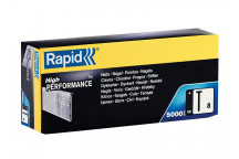 Rapid No.8 Brad Nails 18Ga 25mm (Box 5000)
