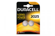 Duracell CR2025 Coin Lithium Battery (Pack 2)