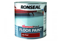 Ronseal Diamond Hard Floor Paint Satin Tile Red 2.5 litre