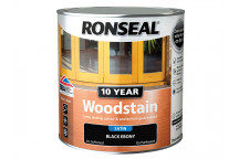 Ronseal 10 Year Woodstain Ebony 2.5 litre