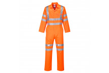 RT42 Hi-Vis Poly-cotton Coverall RIS Orange Large