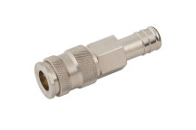 10MM OD HOSETAIL COUPLING BRASS NICKEL