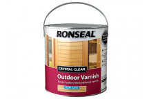 Ronseal Crystal Clear Outdoor Varnish Satin 2.5 litre