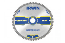 IRWIN Construction Mitre Circular Saw Blade 254 x 30mm x 80T ATB/Neg