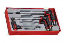 Teng TTHEX7 Metric Hex T-Handle Driver Set, 7 Piece
