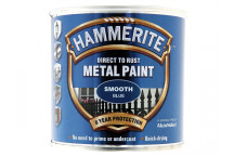 Hammerite Direct to Rust Smooth Finish Metal Paint Blue 250ml