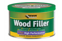 Everbuild 2-Part High-Performance Wood Filler Medium Stainable 500g